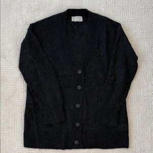 Everlane Women's Black Cardigan Sweater